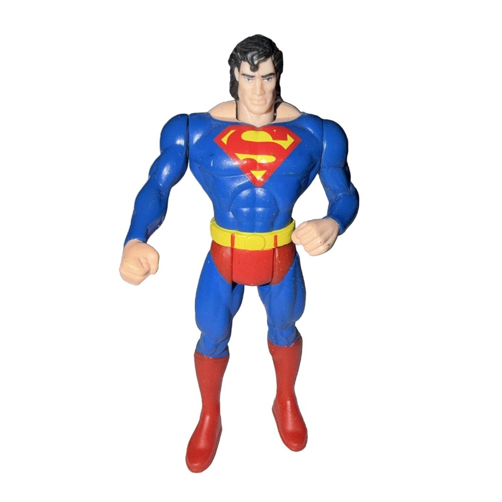 Kenner Superman 5 in Action Figure 1995 DC Universe Vintage Blue Suit No Cape